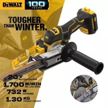 DEWALT DCM200N бесщеточный аккумуляторный ленточный шлифовальный станок 20В