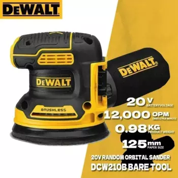 DEWALT DCW210B Орбитальная шлифовальная машина 20В