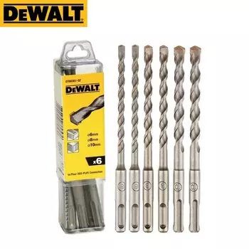 DEWALT DT60302 SDS Plus спиральные сверла 6 шт. 6 мм 8 мм 10 мм