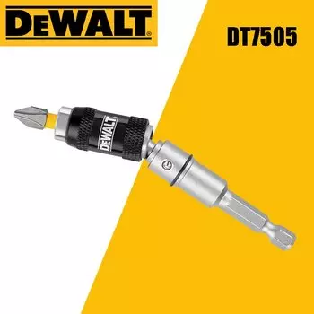 DEWALT DT7505 Поворотный держатель наконечника бит 20 ° PZ2 6,35 мм 1/4 дюйма, аксессуары для электроинструментов с магнитным углом