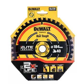 DEWALT DT90257 Циркулярные диски для столярных работ 184 мм