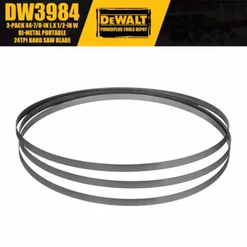 DEWALT DW3983 DW3984 3 шт. в упаковке 44-7/8 дюйма Д x 1/2 дюйма W биметаллическая Портативная ленточная пила Инструменты Аксессуары для DCS374