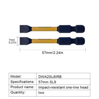 DEWALT IMPACT 8-10 шлицевые биты S2 2 дюйма