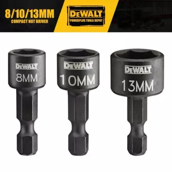 DEWALT Комплект компактных гаек 8/10/13 мм