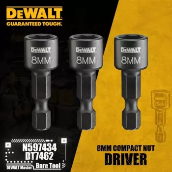 DEWALT Комплект компактных гаек 8/10/13 мм