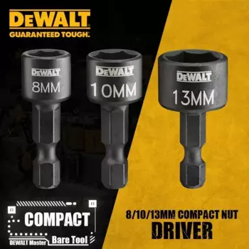 DEWALT Комплект компактных гаек 8/10/13 мм