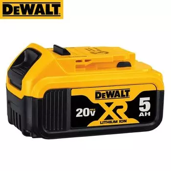 Оригинальная литиевая батарея DEWALT Max XR 20 в 5 Ач DCB184 DCB205 со светодиодной подсветкой