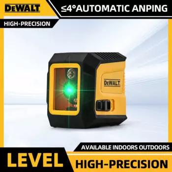 DEWALT Mini 2 линии 360 автоматический уровень выравнивания строительное оборудование зеленый свет крест лазерный уровень зеленый лазерный луч линии