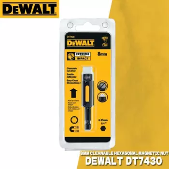 DEWALT Набор торцевых головок 8/10/13 мм