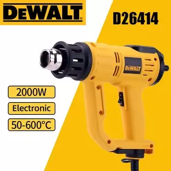 Оригинальный тепловой пистолет DEWALT D26411/D26414, 1800 Вт/2000 Вт, высокая производительность, 220 В, электрический фен, фотопленка, электронные инструменты