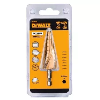 DEWALT Ударные ступенчатые сверла DT5026-QZ, DT5027-QZ, DT5030-QZ, DT5031-QZ