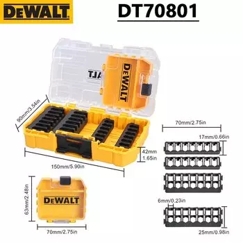 DEWALT Ящик для инструментов средний прозрачный