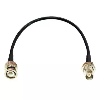 Разъем BNC/TNC с внутренней перегородкой, штекер BNC, коаксиальный радиочастотный кабель RG58, адаптер 50 см 20 дюймов/100 см для Wi-Fi стандарта