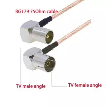 DexMRtiC F/TV кабель адаптер RG179 75 Ом 15/30/50 см