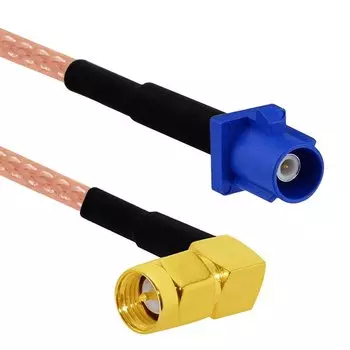 DexMRtiC SMA-Fakra Cable RG316 15/30/50/100см
