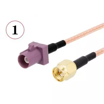 DexMRtiC SMA-Fakra кабель-адаптер RG316 фиолетовый 15/30/50/100 см