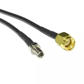 DexMRtiC SMA- TS9 Cable RG174 черный 10/15/20/30/50/100см