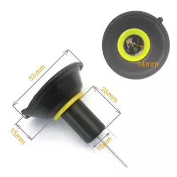 Диафрагма карбюратора мотоцикла с направляющей и иглой 16 мм 18 мм 22 мм 24 мм для GY6 49 50 125 150cc китайский скутер PD24 PD18J