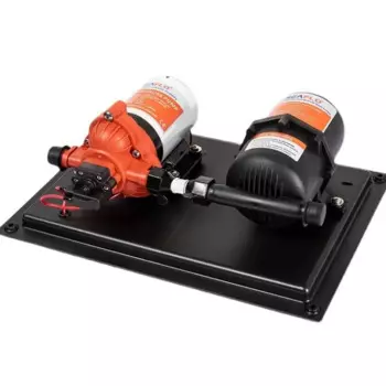 Диафрагменный насос SEAFLO 42 серии, система подачи воды 3GPM, резервуар 24 В, самовсасывающий насос для RV, лодки, яхты, стабильный