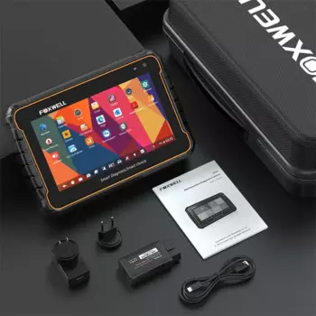 Диагностический инструмент Foxwell GT60 OBD2, Полнофункциональная система, активный тест, считыватель кода автомобиля, 24 сброса, сервис, беспроводной VCl, Android 9,0, OBD2 сканер