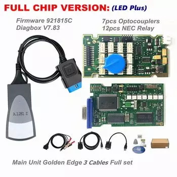 Диагностический инструмент Lexia 3 с полным чипом Diagbox V8.55 PP2000 V25 / V48 прошивка 921815C для Citroen для Peugeot OBDII