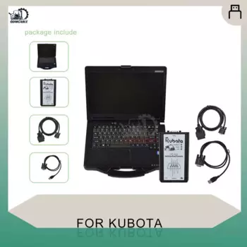 Диагностический комплект для KUBOTA PYTHON для KUBOTA DIAGMASTER PYTHON KUBOTA TAKEUCHI диагностические инструменты CF53 ноутбук