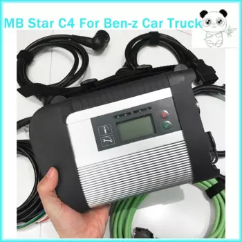 Диагностический мультиплексор MB STAR C4 для Mercedes, беспроводной инструмент для диагностики автомобиля, подходит для грузовиков Ben-z, 12-24 В
