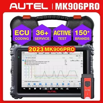 Диагностический сканер Autel MaxiCOM MK906Pro, инструмент для кодирования ECU, двунаправленное управление, обновление AUTEL MS906BT MS906 Pro