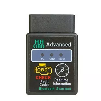 Диагностический сканер HH OBD2 ELM327 V2.1, инструмент для диагностики автомобиля, с поддержкой Bluetooth, CAN BUS