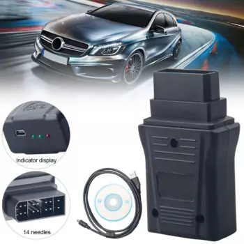 Диагностический USB-кабель OBD, 14 контактов