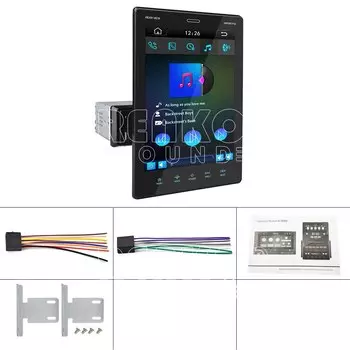 Диагональ 9,5 дюйма, мультимедийный MP5 плеер, съемный сенсорный экран, автомобильное радио, стерео, Android, авто Carplay, Bluetooth, FM, MirrorLink