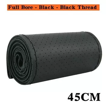 Диаметр грузовика 42/45/47/50 см, оплетка на руль, кожа из микрофибры с игольной нитью, нескользящие автомобильные аксессуары