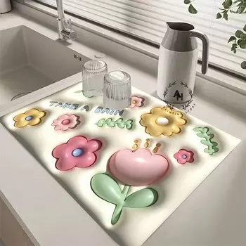Диатомовый кухонный коврик