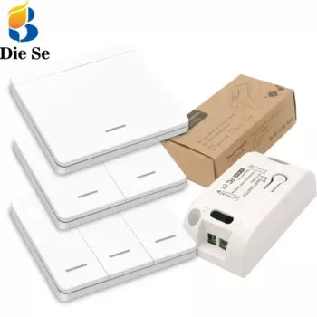 Беспроводной настенный выключатель Deze 433 МГц