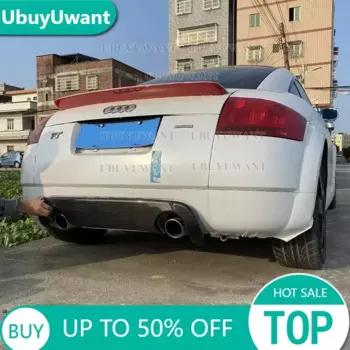 Диффузор для заднего бампера из углеродного волокна, спойлер для Audi TT 8N 2004 2005 2006 Sport Coupe Convertible, 2 двери, задний диффузор