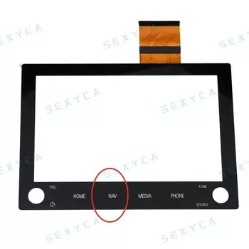 Дигитайзер сенсорного экрана 8,0 дюйма для Mitsubishi Outlander 8740A130 8740A040, 2 ручки, 2020-2022, детали для DVD-плеера и GPS-навигатора