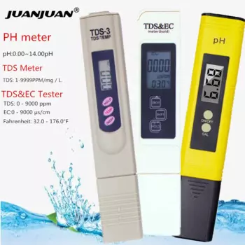Цифровой pH/TDS/EC метр JUANJUAN PH tester