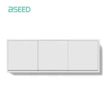 BSEED Пластиковый трехклавишный выключатель 10A