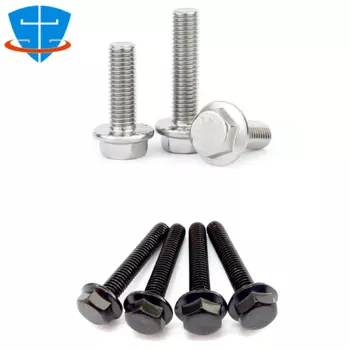 Фланцевые болты SHOUZHENG FASTENER черные из нержавеющей стали M4 M5 M6 M8 M10 M12