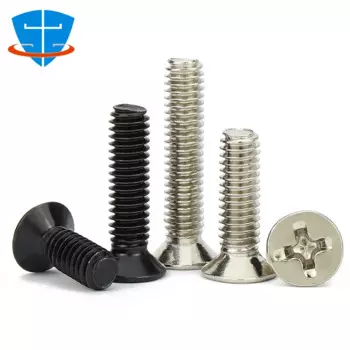 Винты SHOUZHENG FASTENER DIN7046 черные никелированные