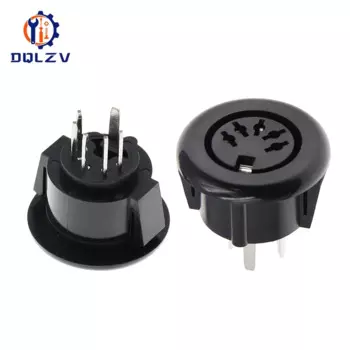 DIN разъем S, 5/8 контактов, для пайки