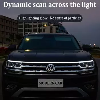 Динамические 12 В Светодиодные Автомобильные Фары, Гибкая Полоса DRL, Дневные Ходовые Огни