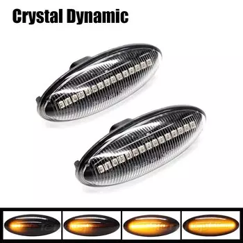 Динамический боковой указатель поворота для Toyota Yaris Vitz XP90 RAV4 XA30 MK3 Auris E150 Corolla