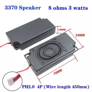1 пара 8 Ом 3 Вт 3070 3370 8 Ом 2 Вт 6423 5318 3718 громкий динамик с 2-контактным 4-контактным разъемом PH2.0 компьютерный ЖК-монитор ТВ динамик