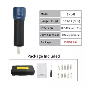 Динамометрическая отвертка SHAHE 0.12-12 Нм