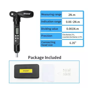 Динамометрическая отвертка Shahe с 10 битками