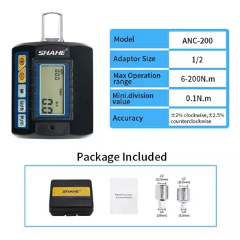 Динамометрические ключи Shahe 1/4", 3/8", 1/2"