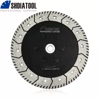 Диск алмазный SHDIATOOL, диаметр 7 дюймов/180 мм, M14, 1 шт.