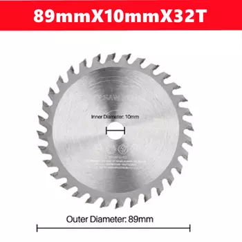 Диск циркулярной пилы JWXZ TCT 89x10 мм