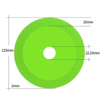 Диск для резки стекла 115/125 мм Алмазный мраморный пильный диск Керамическая плитка Нефрит Специальный полировальный резак Лезвие для пайки Шлифовальный круг